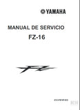 YAMAHA FZ-16 MOTOCICLETA MANUAL DE SERVICIO 267 PAGINA ESPANOL