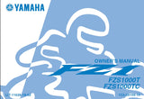 YAMAHA FZS1000T FZS1000TC MOTORCYCLE OWNERS MANUAL 104 PAGES ENGLISH