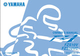 YAMAHA FZS10V FZS10VC MOTORCYCLE OWNER'S MANUAL 104 PAGES ENGLISH