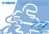 YAMAHA FZS10Y(C) MOTORCYCLE OWNER'S MANUAL 106 PAGES ENG