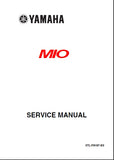 YAMAHA MIO SCOOTER SERVICE MANUAL 305 PAGES ENGLISH