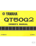 YAMAHA QT50G2 MOTORCYCLE OWNER'S MANUAL 39 PAGES ENG