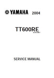 YAMAHA TT600RE MOTORCYCLE SERVICE MANUAL 382 PAGES ENGLISH