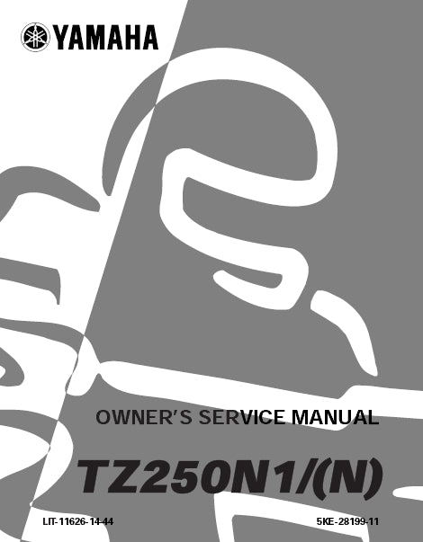 YAMAHA TZ250N1/(N) MOTORCYCLE OWNERS SERVICE MANUAL 288 PAGES ENGLISH