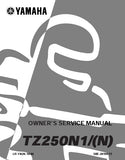 YAMAHA TZ250N1/(N) MOTORCYCLE OWNERS SERVICE MANUAL 288 PAGES ENGLISH