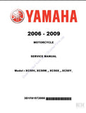 YAMAHA XC50V XC50W XC50X XC50Y SCOOTER SERVICE MANUAL 298 PAGES ENGLISH