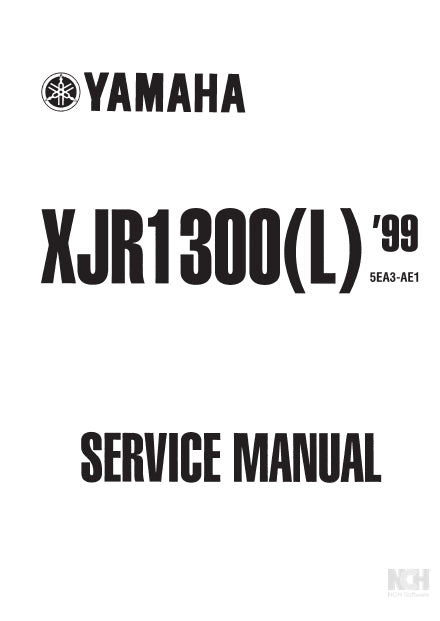 YAMAHA XJR1300 (L) MOTORCYCLE SERVICE MANUAL 346 PAGES ENGLISH
