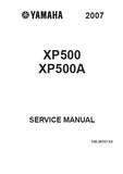 YAMAHA XP500 XP500A SCOOTER SERVICE MANUAL 450 PAGES ENGLISH