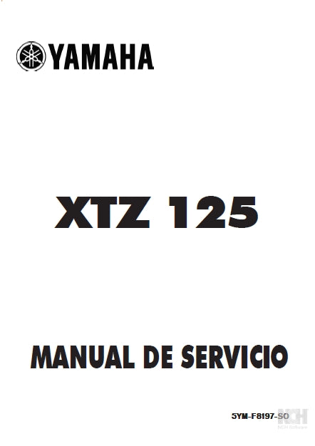 YAMAHA XTZ125 MOTOCICLETA MANUAL DE SERVICIO 265 PAGINA ESPANOL