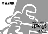 YAMAHA XV125S VIRAGO MOTORCYCLE OWNER'S MANUAL 88 PAGES ENG