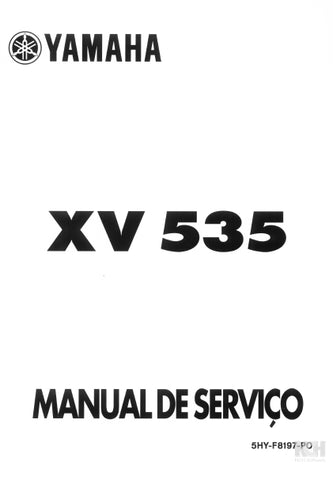 YAMAHA XV535 MOTOCICLETA MANUAL DE SERVICO 281 PAGINAS PORTUGUESE