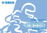 YAMAHA XVS13AW(C) MOTORCYCLE OWNER'S MANUAL 97 PAGES ENGLISH