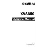 YAMAHA XVS650 VSTAR MOTORCYCLE SERVICE MANUAL 360 PAGES ENGLISH