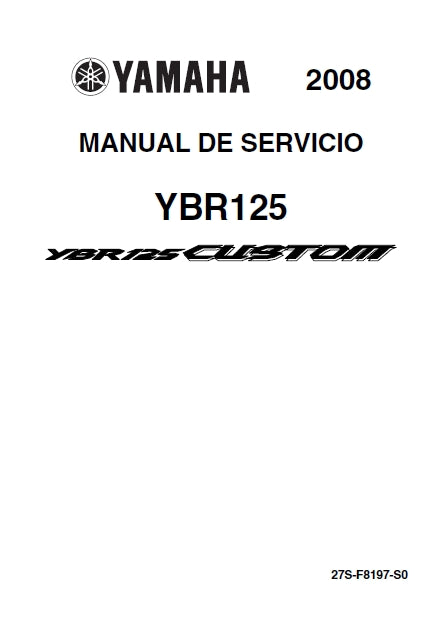 YAMAHA YBR125 MOTOCICLETA MANUAL DE SERVICIO 326 PAGINA ESPANOL