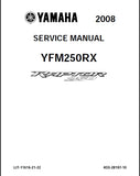 YAMAHA YFM250RX RAPTOR MOTORCYCLE SERVICE MANUAL 311 PAGES ENG