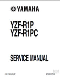 YAMAHA YZF-R1P YZF-R1PC MOTORCYCLE SERVICE MANUAL 439 PAGES ENGLISH