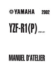 YAMAHA YZF-R1(P) MOTO MANUEL D'ATELIER 471 PAGES FRANCAIS