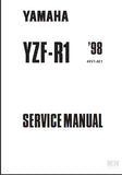 YAMAHA YZF-R1 MOTORCYCLE SERVICE MANUAL 418 PAGES ENGLISH