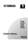 YAMAHA Z150A LZ150A Z175A Z200A LZ200A OUTBOARD MOTOR OWNERS MANUAL 120 PAGES ENGLISH