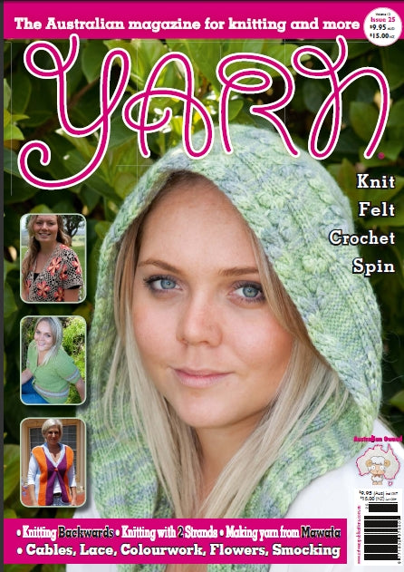 YARN 25 VOL 12 KNITTING AND CROCHET PATTERNS KNITTING MAGAZINE 60 PAGES ENGLISH