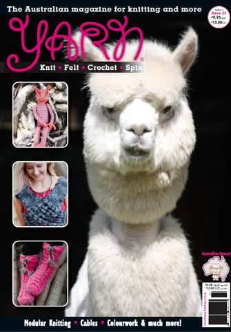 YARN 33 VOL 14 2014 KNITTING AND CROCHET PATTERNS KNITTING MAGAZINE 60 PAGES ENGLISH