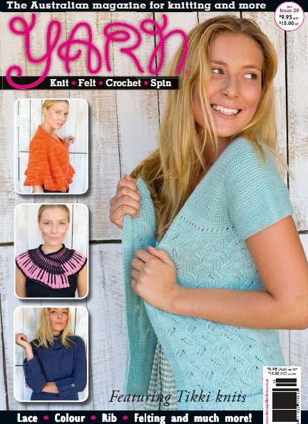 YARN 38 2015 KNITTING AND CROCHET PATTERNS KNITTING MAGAZINE 60 PAGES ENGLISH