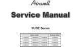 AIRWELL CADE024 YUDE SERIES AIR CONDITIONERS SERVICE MANUAL INC WIRING DIAGS TRSHOOT GUIDE AND PARTS LIST 70 PAGES ENG