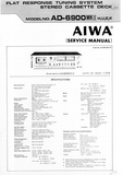 AIWA AD-6900MKII H,U,E,K STEREO CASSETTE DECK SERVICE MANUAL INC LEVEL DIAGS PCBS SCHEM DIAGS AND PARTS LIST 28 PAGES ENG