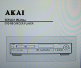 AKAI ADR-5800DI DVD RECORDER PLAYER SERVICE MANUAL INC TRSHOOT GUIDE BLK DIAGS WIRING DIAG SCHEMS AND PCBS 62 PAGES ENG