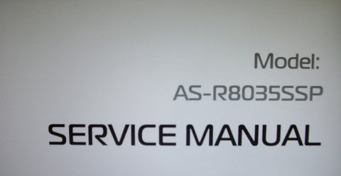 AKAI AS-R8035SSP SUBWOOFER SERVICE MANUAL INC SCHEM DIAG PCBS AND TRSHOOT GUIDE 10 PAGES ENG