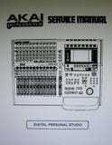 AKAI DPS24 DIGITAL PERSONAL STUDIO SERVICE MANUAL INC DISASSEMBLY EXPLODED VIEWS AND PARTS LIST 29 PAGES ENG