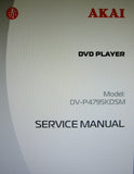 AKAI DV-P4795KDSM DVD PLAYER SERVICE MANUAL SCHEMATIC DIAGRAMS 6 PAGES ENG