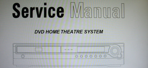 AKAI DV-R3110SS DVD HOME THEATRE SYSTEM SERVICE MANUAL INC BLK DIAGS WIRING DIAG SCHEMS PCBS AND PARTS LIST 84 PAGES ENG