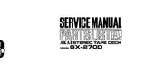 AKAI GX-270D REEL TO REEL STEREO TAPE DECK SERVICE MANUAL INC SCHEMS PCBS AND PARTS LIST 52 PAGES ENG