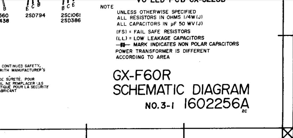 AKAI GX-F60R STEREO CASSETTE TAPE DECK SCHEMATIC DIAGRAMS 6 PAGES ENG