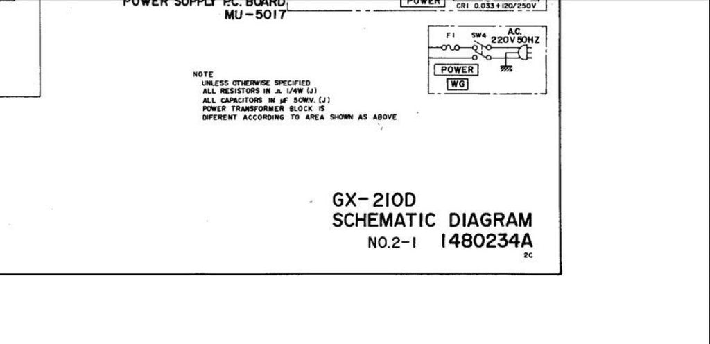 AKAI GX-210D REEL TO REEL STEREO TAPE DECK SCHEMATIC DIAGRAMS 2 PAGES ENG