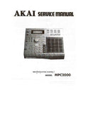 AKAI MPC2000 MIDI PRODUCTION CENTER SERVICE MANUAL INC PARTS LIST 16 PAGES ENG