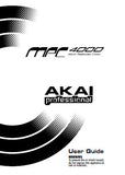 AKAI MPC4000 MUSIC PRODUCTION CENTER USER GUIDE INC CONN DIAGS 120 PAGES ENG