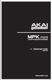 AKAI MPK MINI LAPTOP PRODUCTION KEYBOARD QUICK START GUIDE 10 PAGES ENG