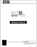 AKAI MT8 MIX TAB OPERATOR'S MANUAL INC CONN DIAG 9 PAGES ENG