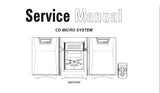 AKAI QX-D3305 CD MICRO SYSTEM SERVICE MANUAL INC BLOCK DIAGS WIRING DIAG SCHEM DIAGS PCB'S AND PARTS LIST 26 PAGES ENG