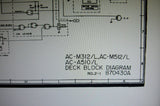 AKAI AC-A510 AC-A510L AC-M312 AC-M312L AC-M512 AC-M512L STEREO HIFI MUSIC SYSTEM SCHEMATIC DIAGRAMS 24 PAGES ENG