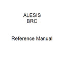 ALESIS BRC REFERENCE MANUAL 95 PAGES ENG