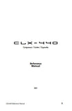 ALESIS CLX-440 COMPRESSOR LIMITER EXPANDER REFERENCE MANUAL 60 PAGES ENG