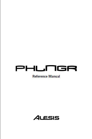 ALESIS MOD FX PHLNGR EFFECTS BOX REFERENCE MANUAL 53 PAGES ENG