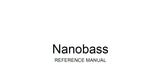 ALESIS NANOBASS REFERENCE MANUAL 83 PAGES ENG