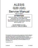ALESIS STUDIO 32 (X4) RECORDING CONSOLE SERVICE MANUAL INC PCBS SCHEM DIAGS AND PARTS LIST 36 PAGES ENG