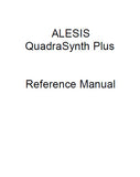 ALESIS QUADRASYNTH PLUS REFERENCE MANUAL 191 PAGES ENG