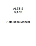 ALESIS SR-16 DRUM MACHINE REFERENCE MANUAL 71 PAGES ENG