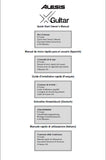 ALESIS X GUITAR QUICK START OWNER'S MANUAL 82 PAGES ENG ESP FRANC DEUT ITAL